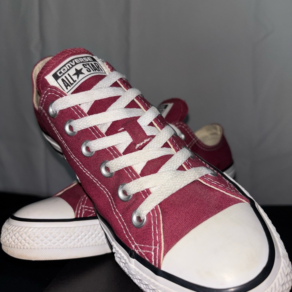 Converse Red and White Sneakers